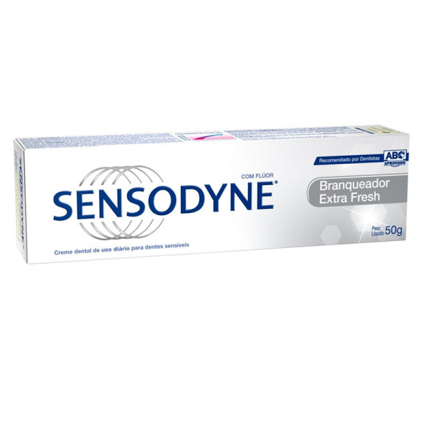 sensodyne branqueador extra fresh 50g